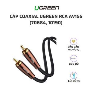 Cáp âm thanh AV Coaxial dài 2m Ugreen 10190