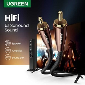 Cáp âm thanh AV Coaxial dài 2m Ugreen 10190