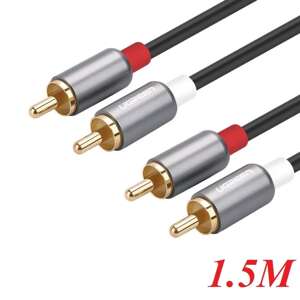 Cáp âm thanh RCA 2-2 dài 1.5m Ugreen 30804