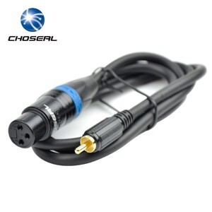 Cáp âm thanh XLR - RCA Choseal Q-388 (1m)