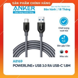 Cáp Anker Powerline+ A8169 - 1.8m