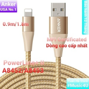 Cáp Anker Powerline+ II A8452 -0.9m