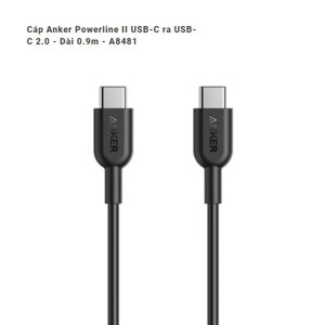 Cáp Anker Powerline II USB-C A8481