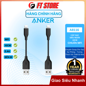 Cáp Anker Powerline Lightning A8115