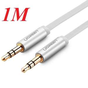 Cáp Audio 3.5mm 1M Ugreen 2 đầu mạ vàng 24K chính hãng Ugreen 10763