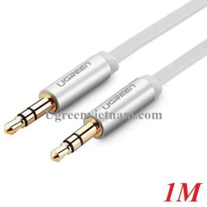 Cáp Audio 3.5mm 1M Ugreen 2 đầu mạ vàng 24K chính hãng Ugreen 10763