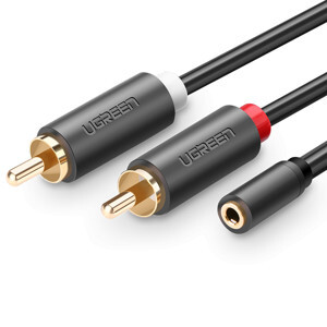 Cáp Audio 3.5mm (Âm) to RCA  Ugreen 10561