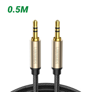 Cáp Audio 3.5mm dài 0.5m bọc lưới Ugreen 10601