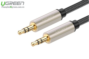 Cáp Audio 3.5mm dài 0.5m bọc lưới Ugreen 10601