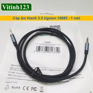 Cáp audio 3.5mm dài 1m Ugreen 10685 bện vải cao cấp