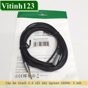 Cáp Audio 3.5mm dài 3m Ugreen 10595