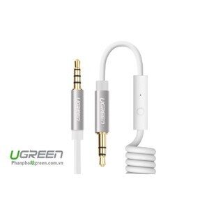 Cáp Audio 3.5mm hỗ trợ mic Ugreen 20706 1m