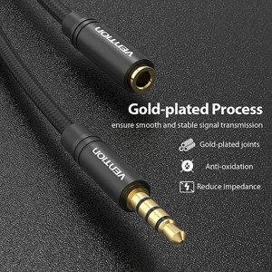 Cáp audio 3.5mm nối dài 3m Vention BHBBI