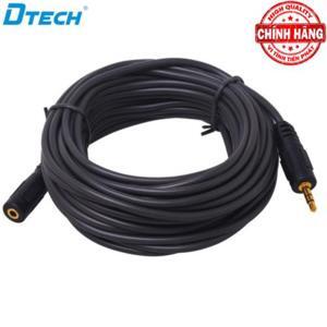 Cáp Audio 3.5mm nối dài loa 10m Dtech DT-6218