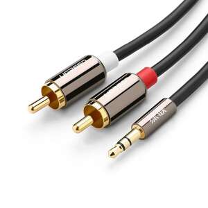 Cáp audio 3.5mm ra 2 đầu RCA dài 3 mét UGREEN UG-10590