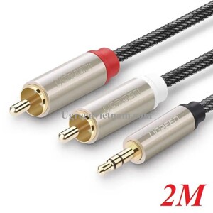 Cáp Audio 3.5mm To 2 RCA 2M Ugreen 20823