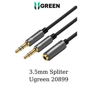 Cáp Audio gộp 2 cổng Mic & Loa vào 1 cổng 3,5mm Ugreen 20899