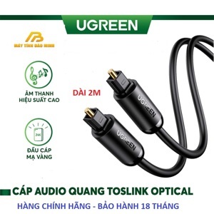 Cáp Audio quang vỏ nhựa Ugreen 10770 2m