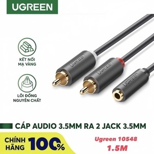 Cáp Audio RCA Ugreen 10548 1.5m