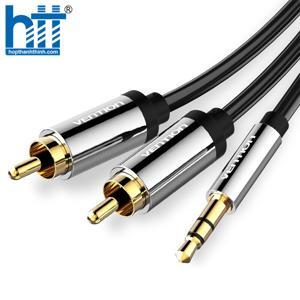 Cáp Audio Vention 3.5mm Male to 2RCA Male 3m BCFBI