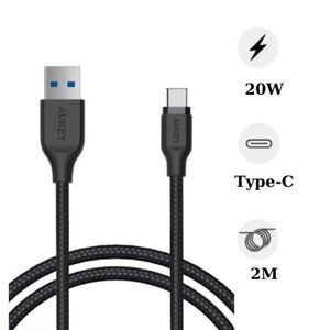 Cáp AUKEY CB-AC2 USB 3.1 to USB-C 2 m (JC.110)