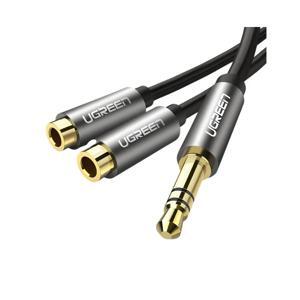 Cáp chia 2 cổng Audio 3,5mm dài 20cm chính hãng Ugreen UG-10532