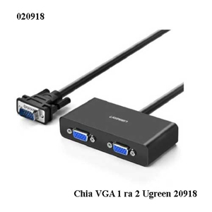 Cáp chia VGA 1 ra 2 Ugreen 20918  hỗ trợ Full HD