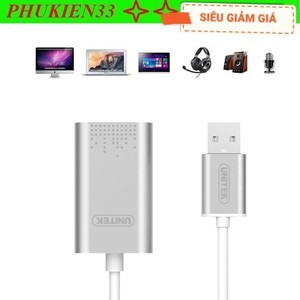 Cáp chuyển cổng cắm tai nghe qua USB Unitek Y-247