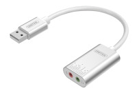 Cáp chuyển cổng cắm tai nghe qua USB Unitek Y-247