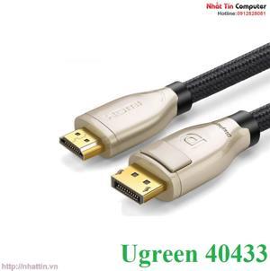 Cáp chuyển Displayport to HDMI dài 1.5m Ugreen 40433