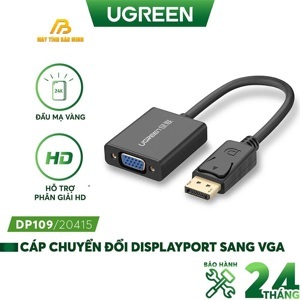 Cáp chuyển Displayport to VGA Ugreen 20415