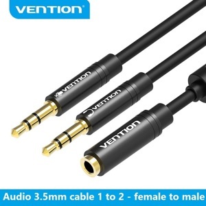 Cáp chuyển đổi 2 đầu Audio 3.5mm ra 3.5mm âm 4 ngấn Vention BBOBY