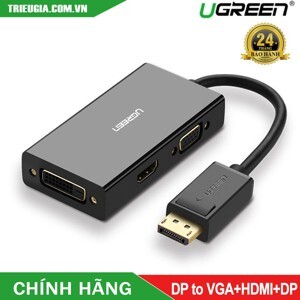 Cáp chuyển đổi DisplayPort sang HDMI VGA DVI Ugreen 20420