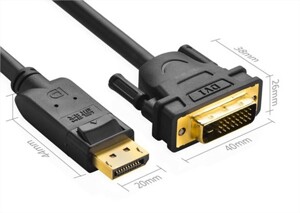 Cáp chuyển đổi DisplayPort sang DVI Ugreen 10222 3M