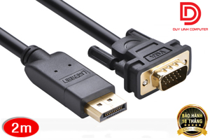 Cáp chuyển đổi Displayport sang VGA dài 2m Ugreen 10235