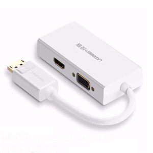 Cáp chuyển đổi Displayport to HDMI+VGA+DVI Ugreen UG-20419