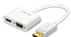 Cáp chuyển đổi Displayport to VGA/HDMI Ugreen UG-40367