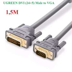 Cáp chuyển đổi DVI 24+5 sang VGA DV104 Ugreen 11659 1.5M