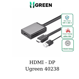 Cáp chuyển đổi HDMI sang Displayport Ugreen 40238