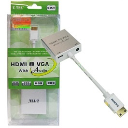 Cáp Chuyển Đổi HDMI Sang VGA + Audio ZTek ZY097