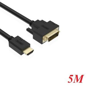 Cáp chuyển đổi HDMI to DVI 24 +1 dài 5m Unitek Y-C220A