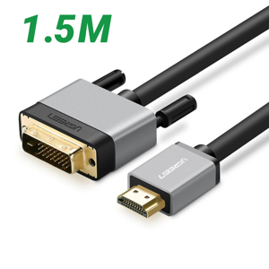 Cáp chuyển đổi HDMI to DVI Ugreen 20886 1.5M