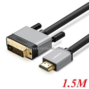 Cáp chuyển đổi HDMI to DVI Ugreen 20886 1.5M