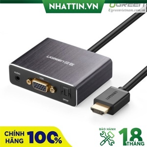 Cáp chuyển đổi HDMI to VGA+Audio+Spdif Ugreen 40282