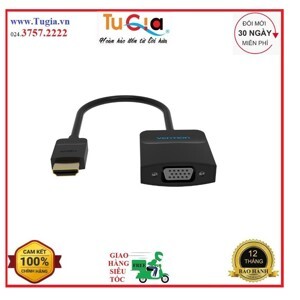 Cáp chuyển đổi HDMI to VGA audio  nguồn Vention ACHBB