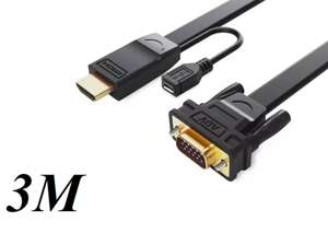 Cáp chuyển đổi HDMI to VGA dài 3m Ugreen UG-40232