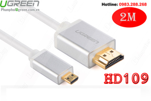 Cáp chuyển đổi Micro HDMI sang HDMI Ugreen 11144