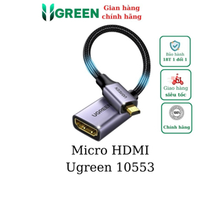 Cáp chuyển đổi Micro HDMI to HDMI Ugreen 10553