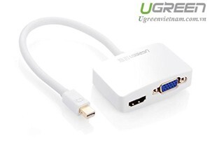 Cáp chuyển đổi Mini Displayport to HDMI + VGA Ugreen UG-10427