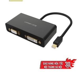 Cáp chuyển đổi Mini Displayport to HDMI VGA DVI Ugreen 10440